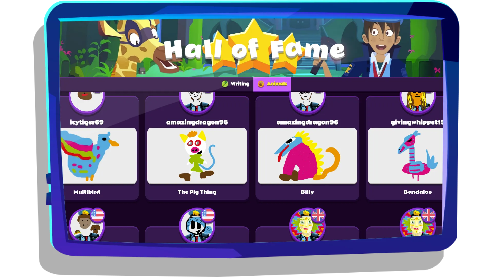 Hall of Fame animals