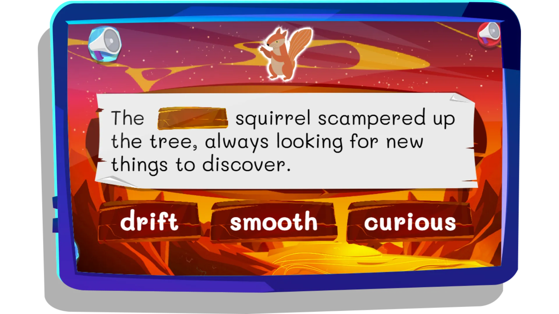 Applying vocabulary in a sentence